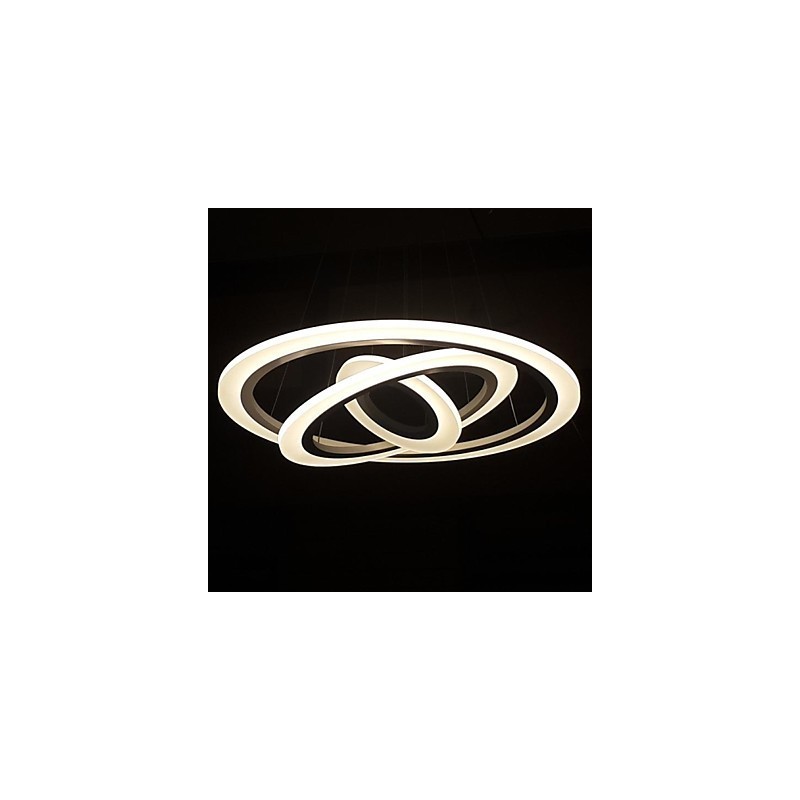 Suspension acrylique moderne et contemporaine de 75 watts