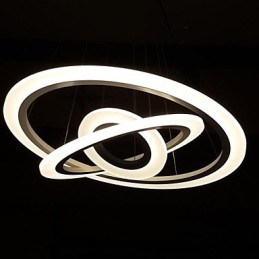 Suspension acrylique moderne et contemporaine de 75 watts