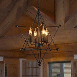 Plafonniers rétro classiques en métal, lampes suspendues simples, lampe suspendue de café