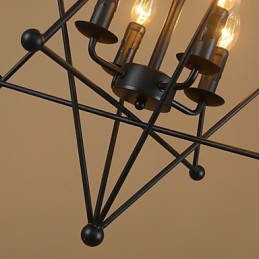 Plafonniers rétro classiques en métal, lampes suspendues simples, lampe suspendue de café
