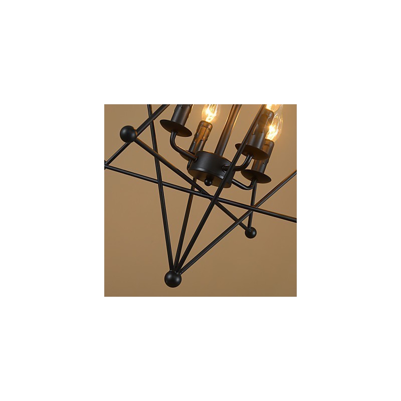 Plafonniers rétro classiques en métal, lampes suspendues simples, lampe suspendue de café