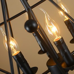 Plafonniers rétro classiques en métal, lampes suspendues simples, lampe suspendue de café