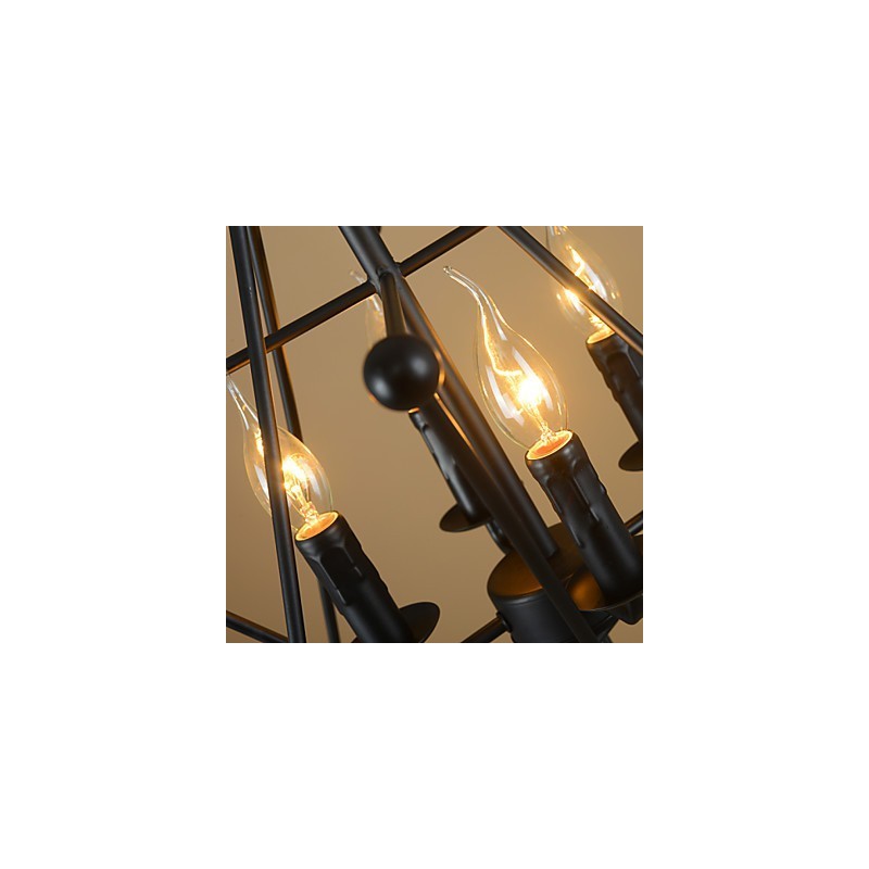 Plafonniers rétro classiques en métal, lampes suspendues simples, lampe suspendue de café