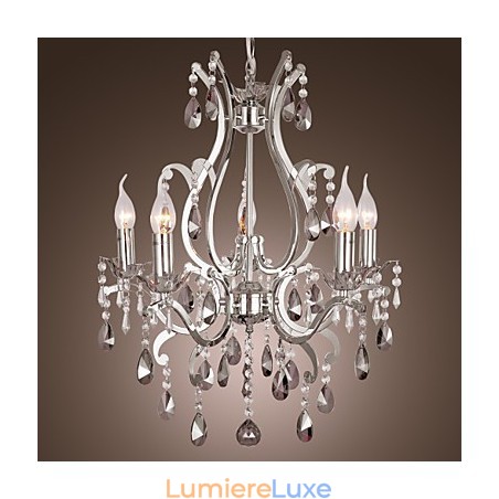 Lustre chromé classique traditionnel Lustre chromé classique traditionnel