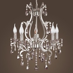 Lustre chromé classique traditionnel