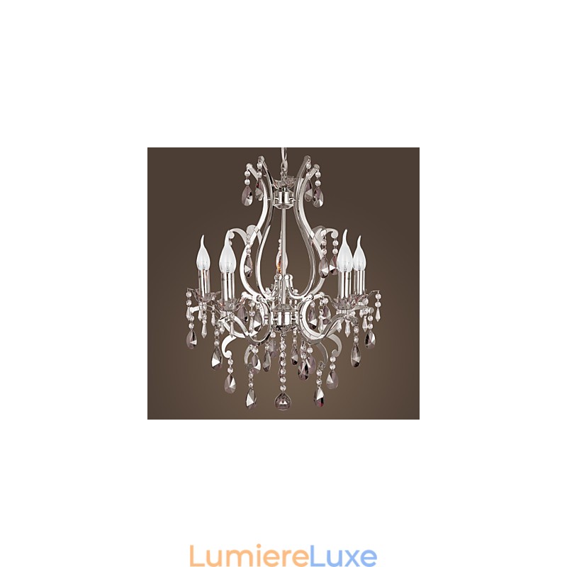 Lustre chromé classique traditionnel