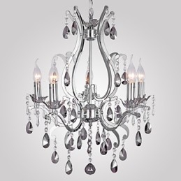 Lustre chromé classique traditionnel
