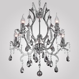 Lustre chromé classique traditionnel