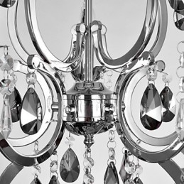 Lustre chromé classique traditionnel