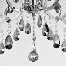 Lustre chromé classique traditionnel