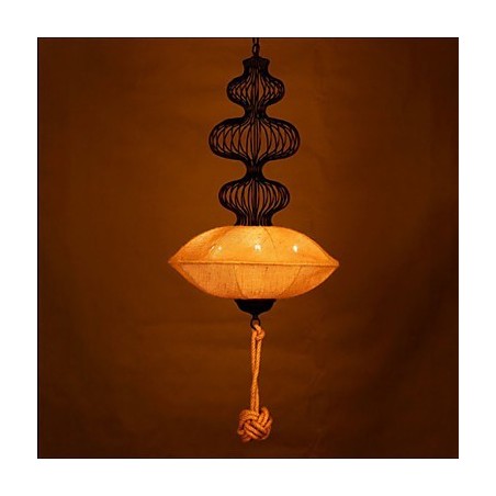 Lampes cage à oiseaux créatives en chanvre industriel rétro nordique Lampes cage à oiseaux créatives en chanvre industriel rétro nordique