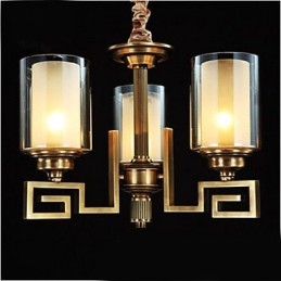 Lampe de style chinois Lampe en cuivre Lampe en cuivre