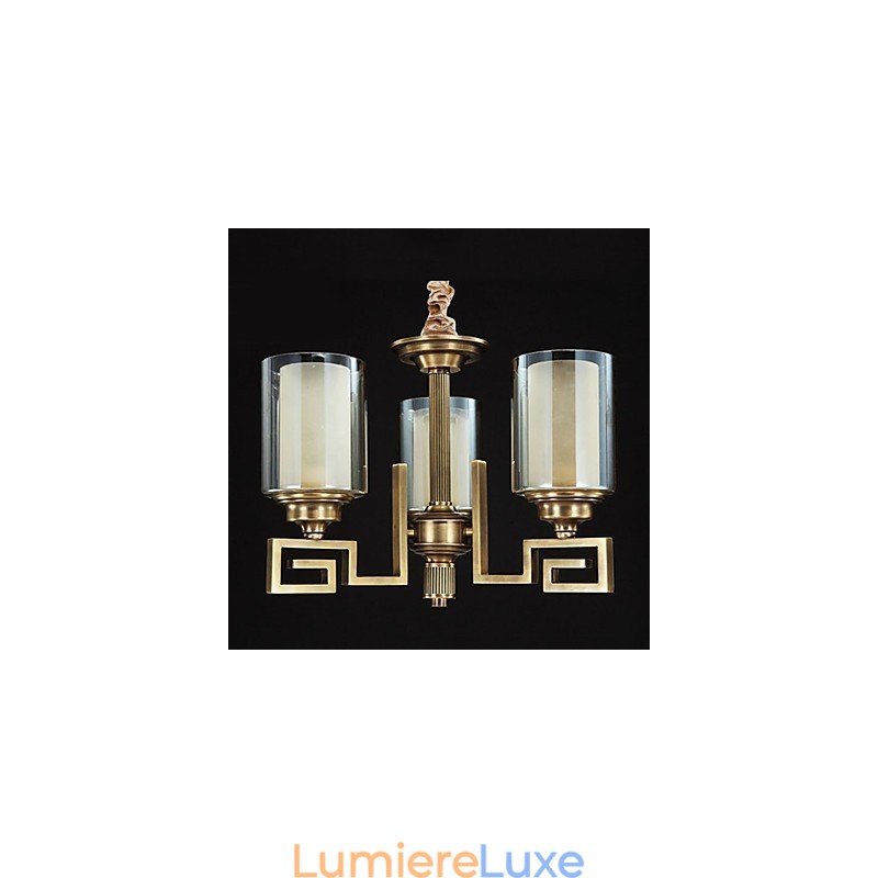 Lampe de style chinois Lampe en cuivre Lampe en cuivre