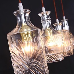 Suspension en métal 40 W x 4, style moderne, contemporain, traditionnel, classique et vintage