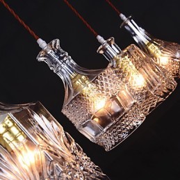 Suspension en métal 40 W x 4, style moderne, contemporain, traditionnel, classique et vintage