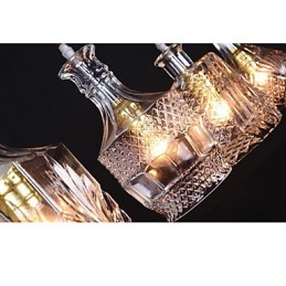 Suspension en métal 40 W x 4, style moderne, contemporain, traditionnel, classique et vintage