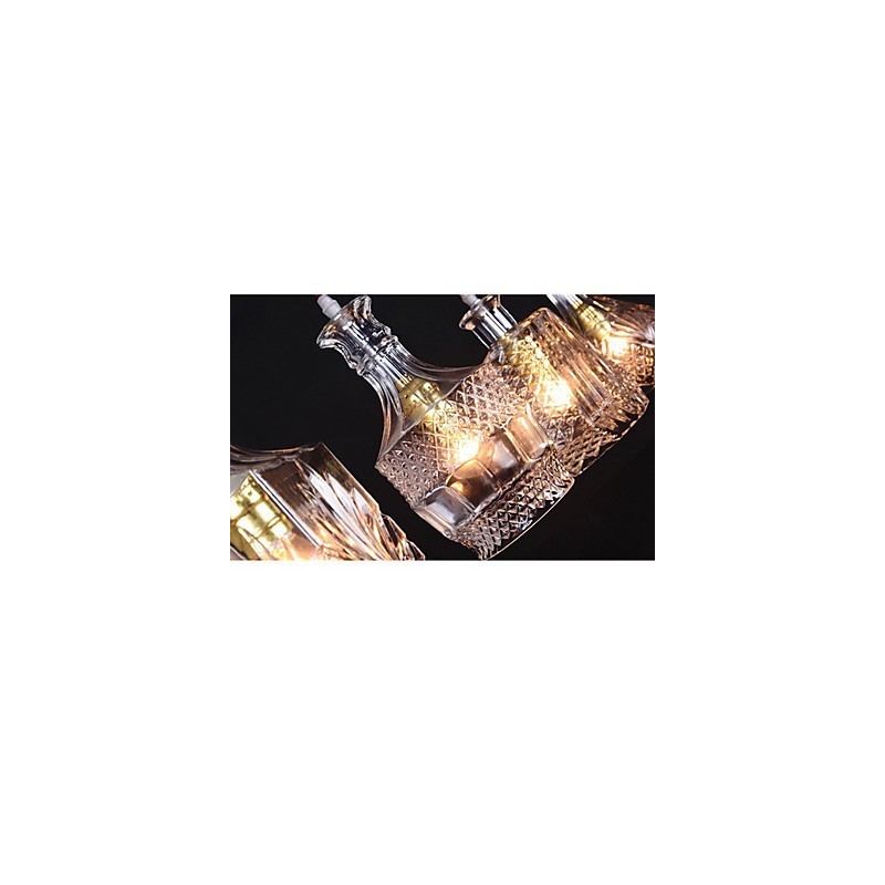 Suspension en métal 40 W x 4, style moderne, contemporain, traditionnel, classique et vintage