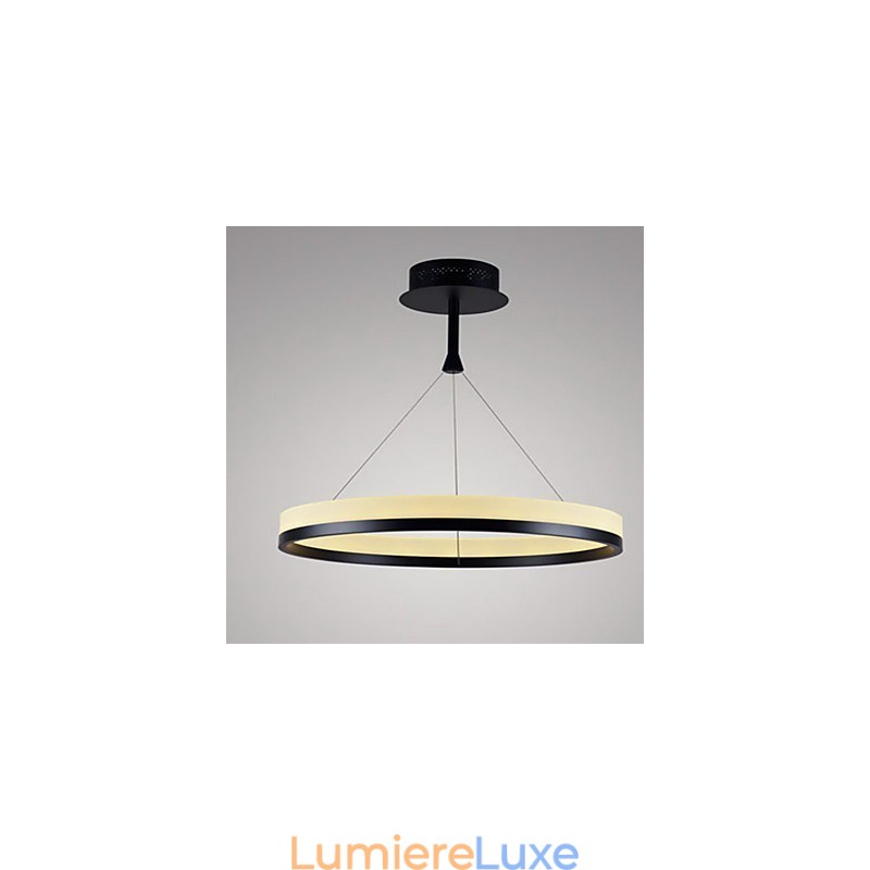 Suspension ronde blanche moderne à 4 niveaux