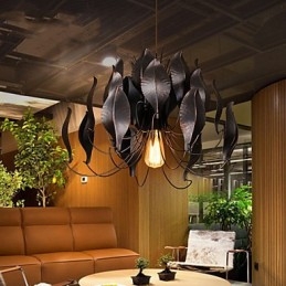 Plafonniers rétro classiques en métal, lampes suspendues simples, lampe suspendue de café