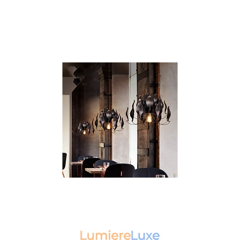 Plafonniers rétro classiques en métal, lampes suspendues simples, lampe suspendue de café