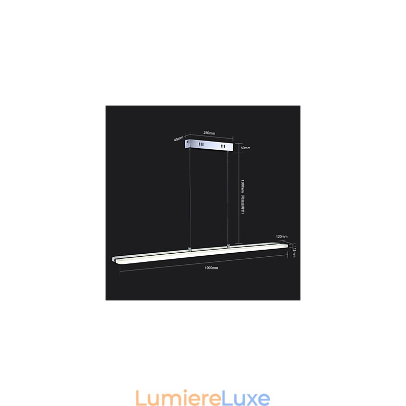 Luminaires suspendus en acrylique avec