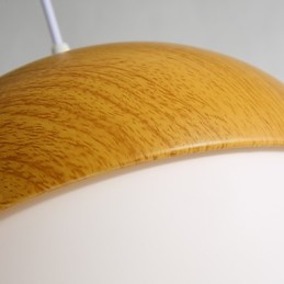 Lustre en verre à tête unique, style nordique, champignon contracté, noix créatives