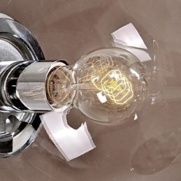 Suspension moderne contemporaine de style mini globe anodisé