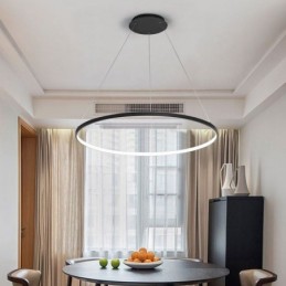 Suspension à intensité variable de 80 cm de diamètre, design moderne