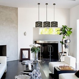 Lampe DropLight à tête unique, tendance et contemporaine, comme la lampe Bird's Nest