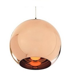Lampe suspendue boule en verre galvanisé, style nordique rétro, simple et créative