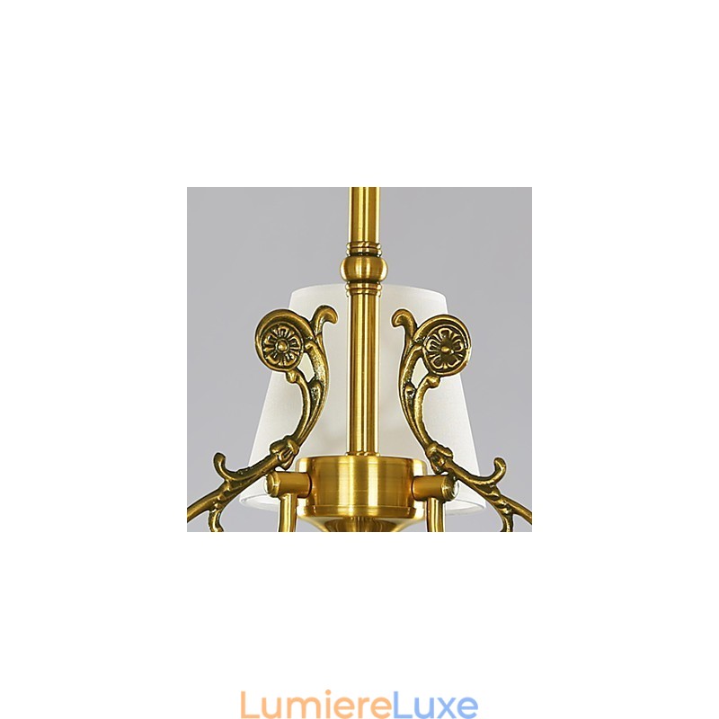 Famille de luminaires suspendus décoratifs modernes et contemporains blanc pur