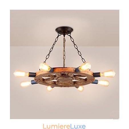 Lustre nostalgique en résine de fer Lustre nostalgique en résine de fer