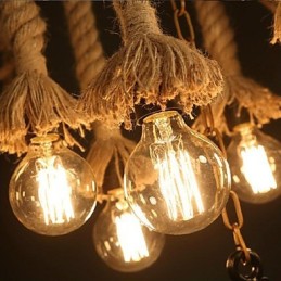 Suspension en plastique style peinture vintage