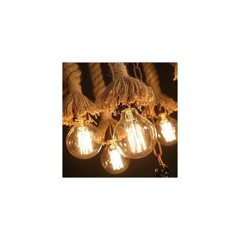 Suspension en plastique style peinture vintage