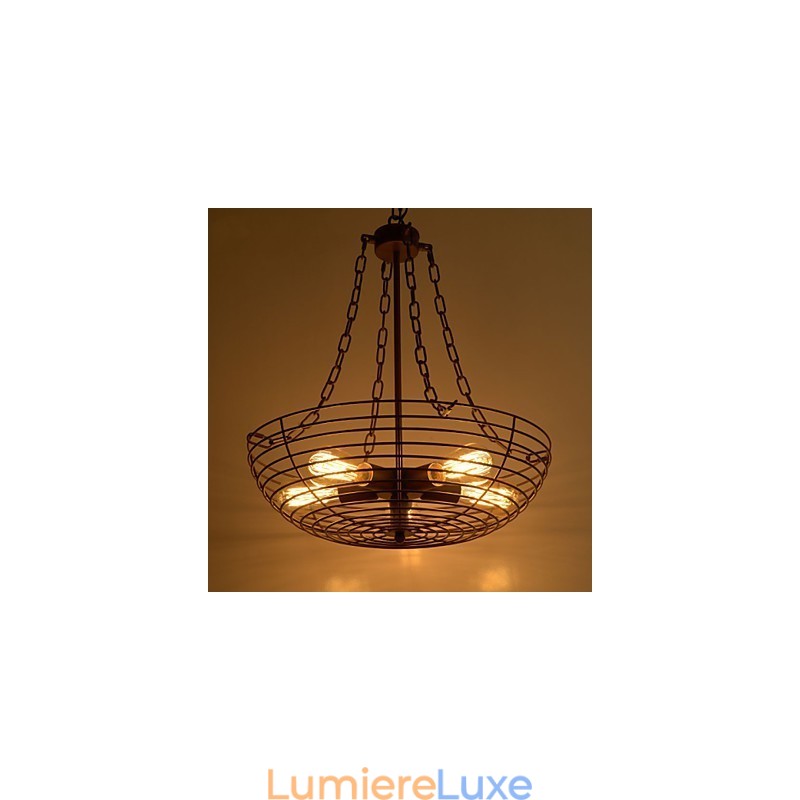 Plafonniers rétro classiques en métal, lampes suspendues simples, lampe suspendue de café