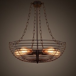 Plafonniers rétro classiques en métal, lampes suspendues simples, lampe suspendue de café
