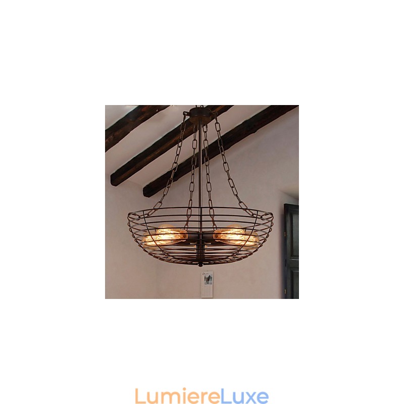 Plafonniers rétro classiques en métal, lampes suspendues simples, lampe suspendue de café