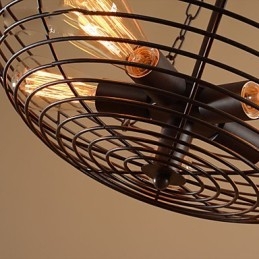 Plafonniers rétro classiques en métal, lampes suspendues simples, lampe suspendue de café