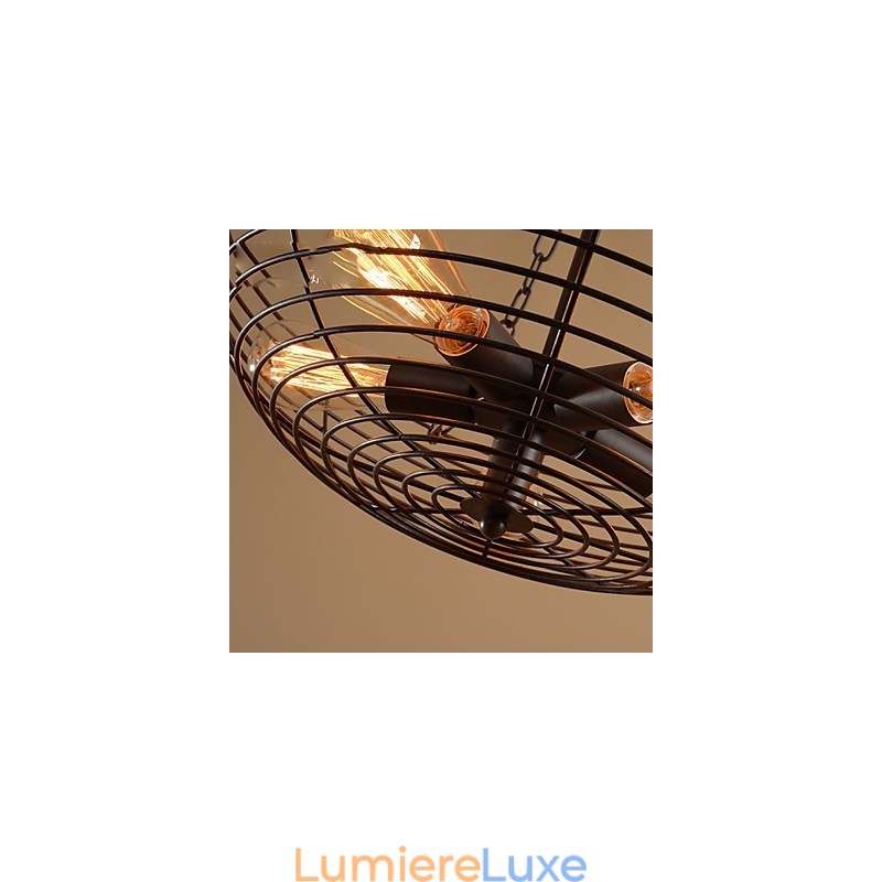 Plafonniers rétro classiques en métal, lampes suspendues simples, lampe suspendue de café