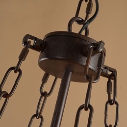 Plafonniers rétro classiques en métal, lampes suspendues simples, lampe suspendue de café