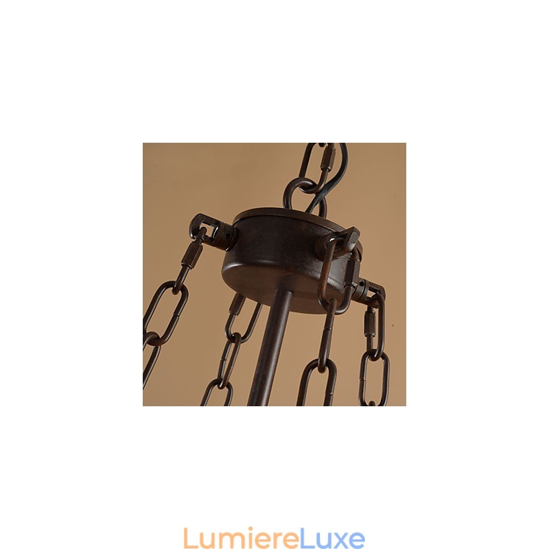 Plafonniers rétro classiques en métal, lampes suspendues simples, lampe suspendue de café