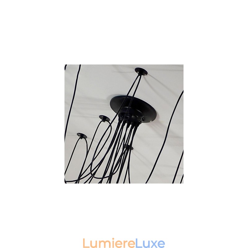 Plafonnier vintage Edison réglable à plusieurs niveaux, luminaire suspendu, style industriel, moderne et chic