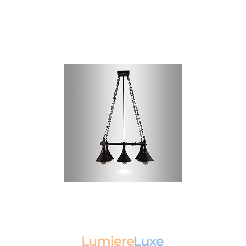 Plafonniers rétro classiques en métal, lampes suspendues simples, lampe suspendue de café