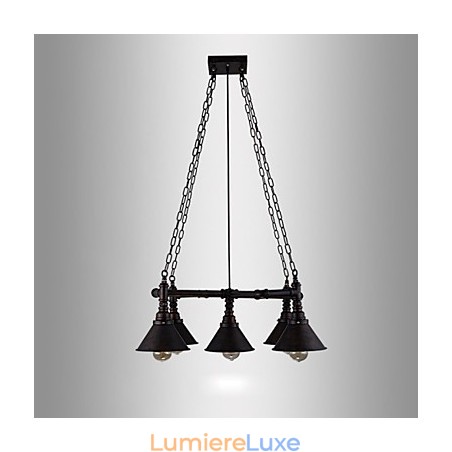Plafonniers rétro classiques en métal, lampes suspendues simples, lampe suspendue de café Plafonniers rétro classiques en métal, lampes suspendues simples, lampe suspendue de café