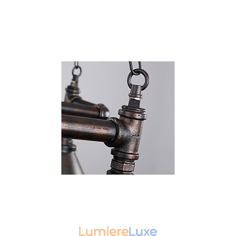 Plafonniers rétro classiques en métal, lampes suspendues simples, lampe suspendue de café