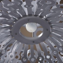 Suspension moderne avec abat-jour circulaire