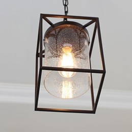 Cadre carré du plafond en verre de style campagnard nordique