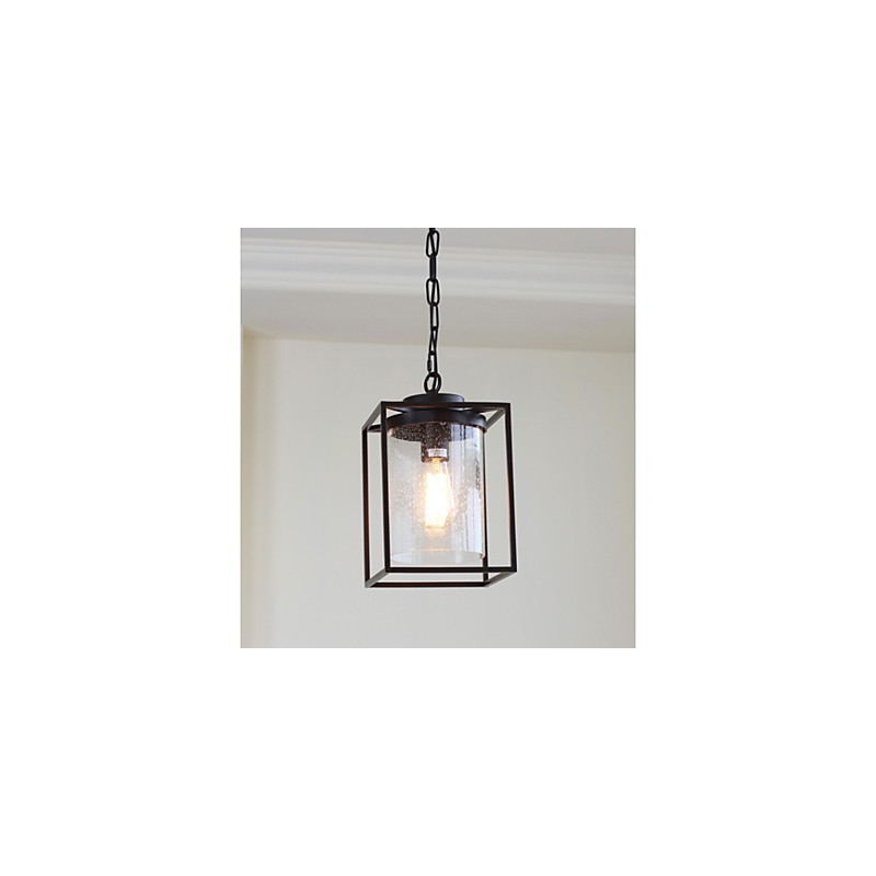 Cadre carré du plafond en verre de style campagnard nordique