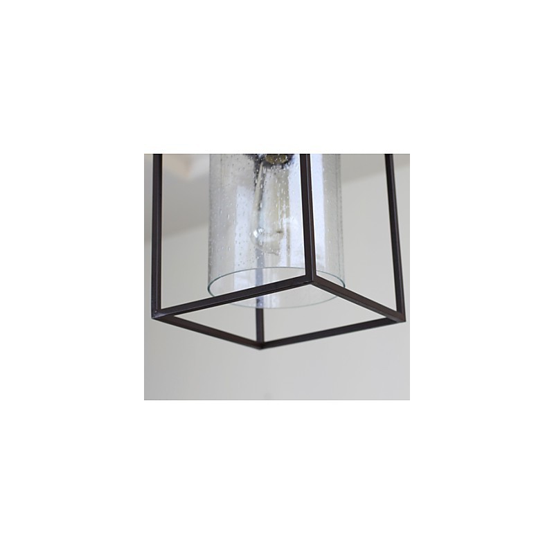 Cadre carré du plafond en verre de style campagnard nordique