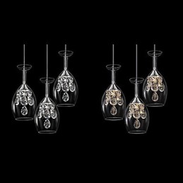Lustre suspendu en métal moderne et contemporain pour îlot